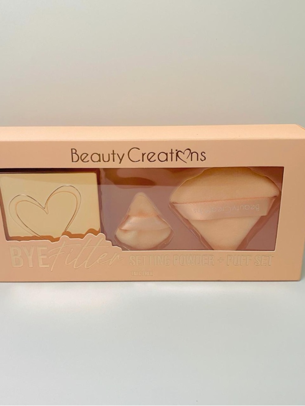 Beauty Creations Bye Fitter Setting Powder + Puff Set - pink cloud - Picture 2 of 5